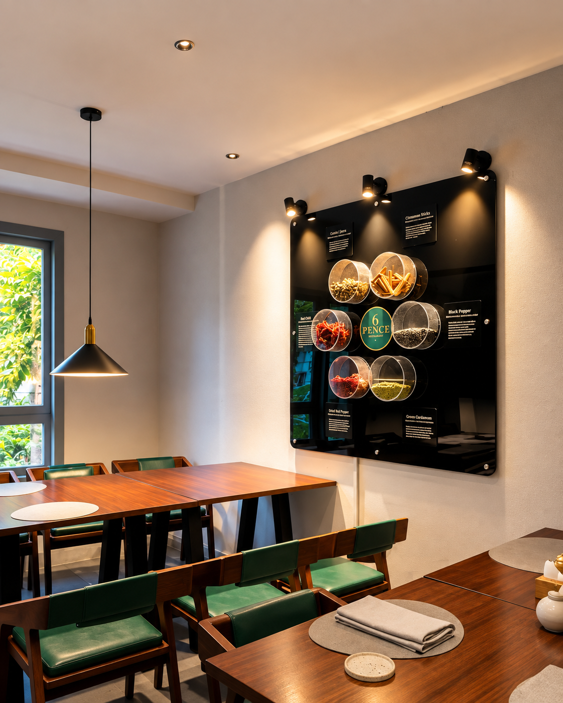 Elegant dining hall
