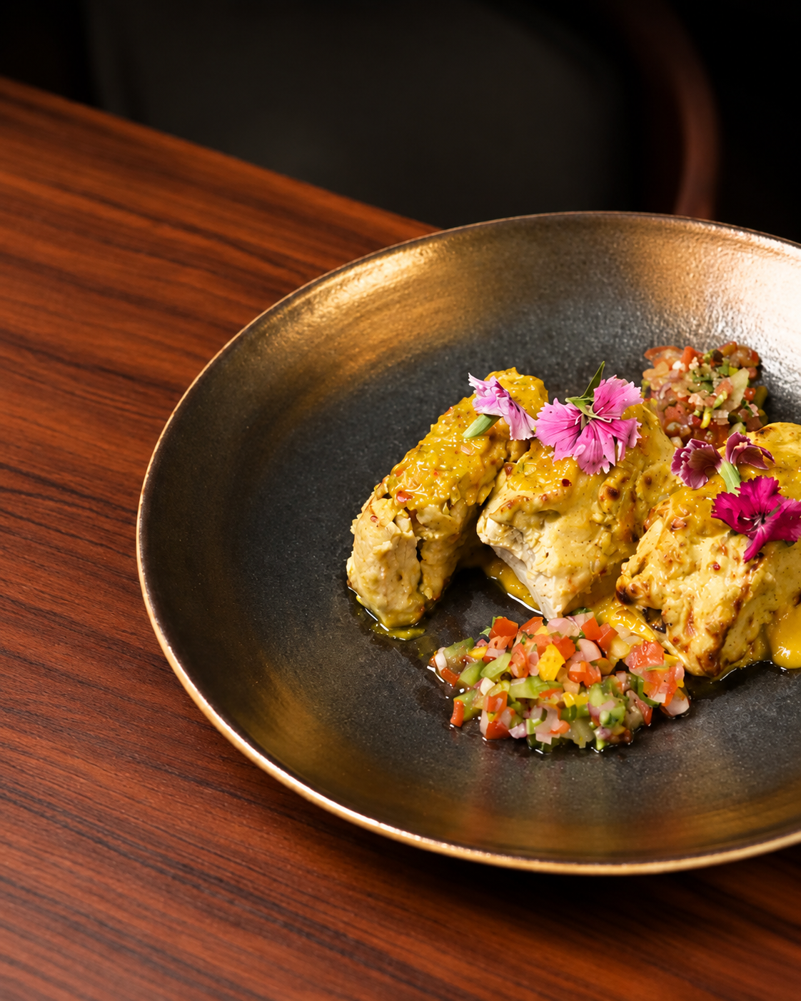 Aam Kasundi Fish Tikka