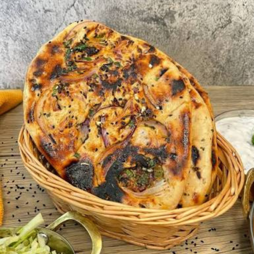 Cheese Chilli Onion Kulcha